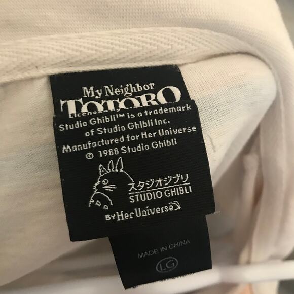 MY NEIGHBOR TOTORO SHIRT WOMEN'S L RN#120684 - Picture 6 of 10